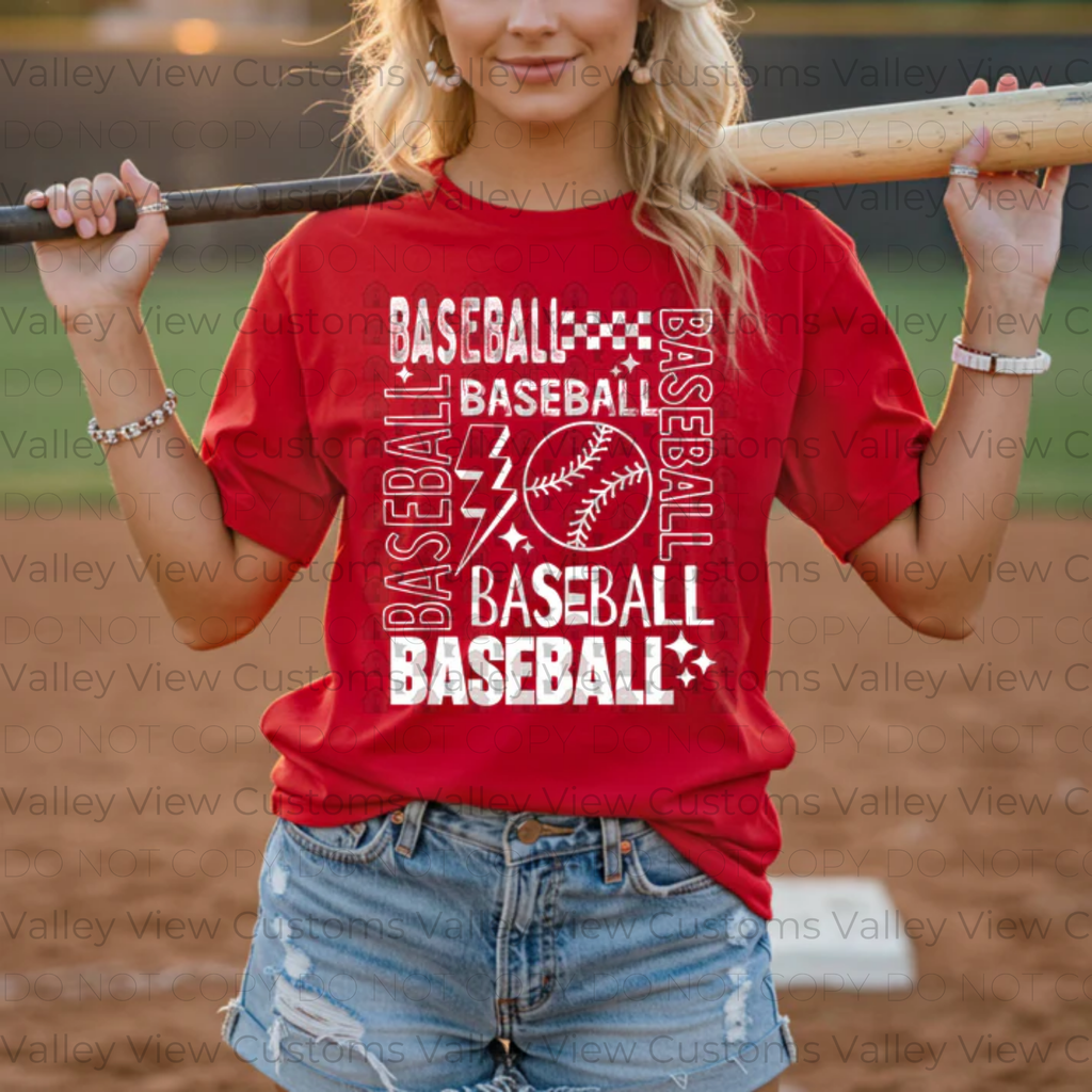 Baseball Typography