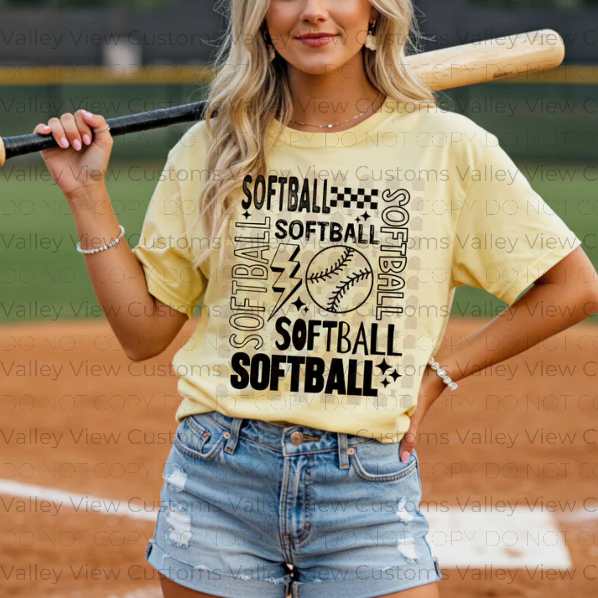 Softball Typography
