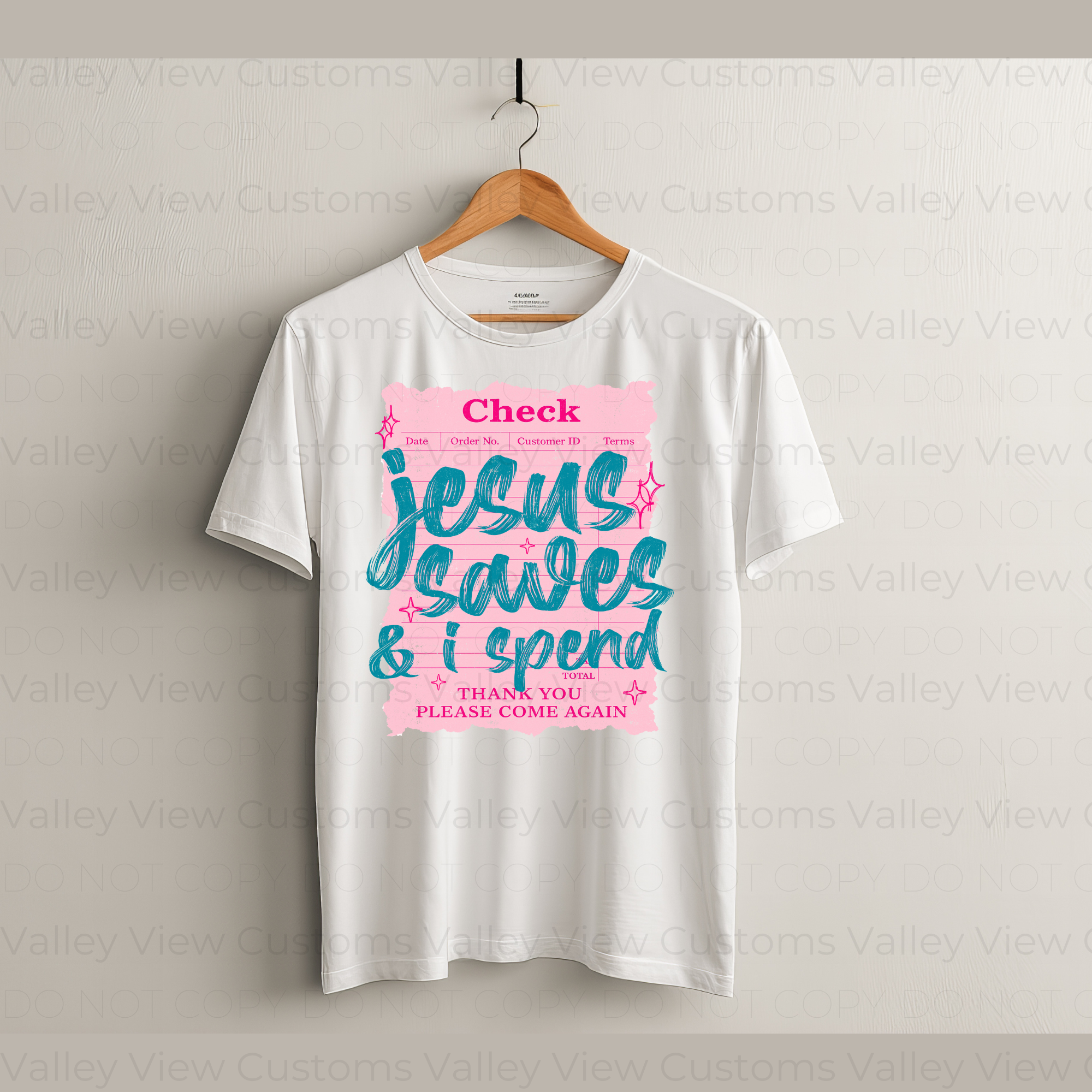 Adult Jesus Saves I Spend