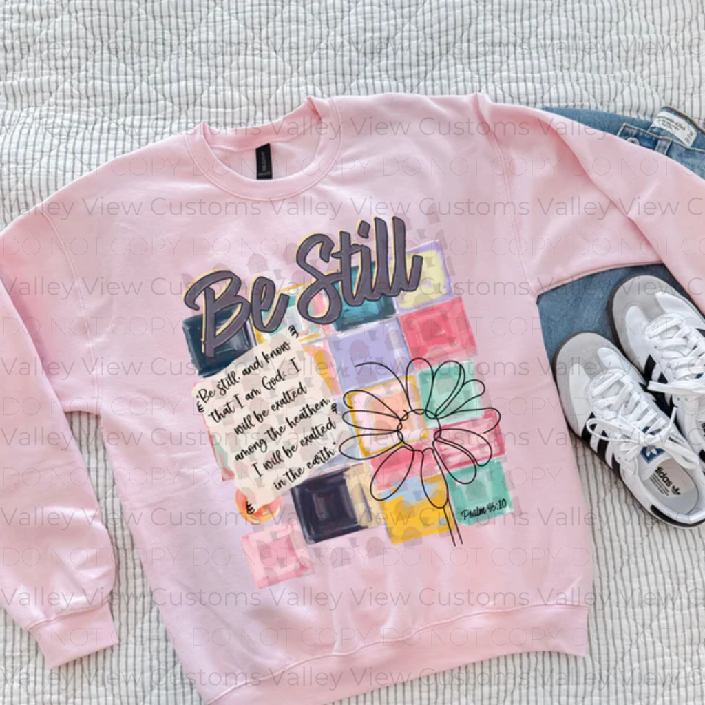 Be Still Floral Watercolor