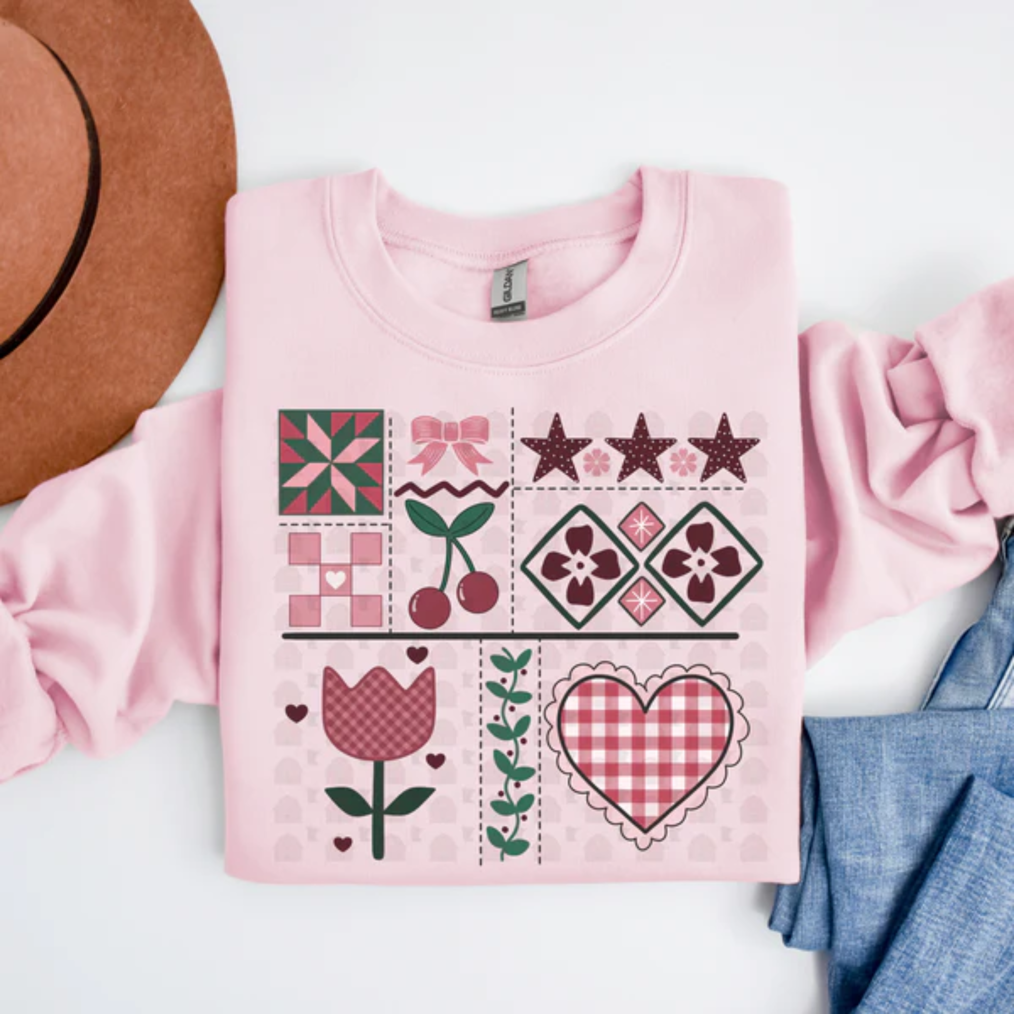 Heart Tulips Collage