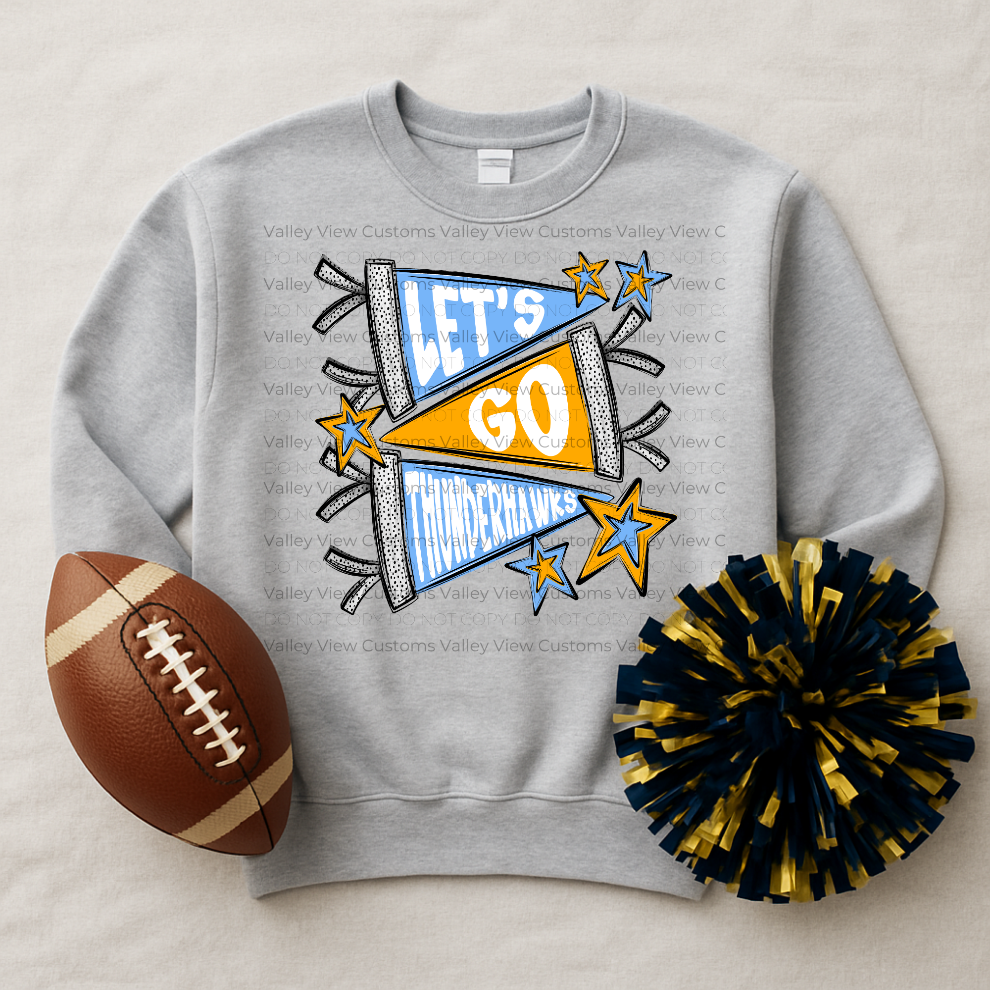 Toddler Thunderhawks Football Flags