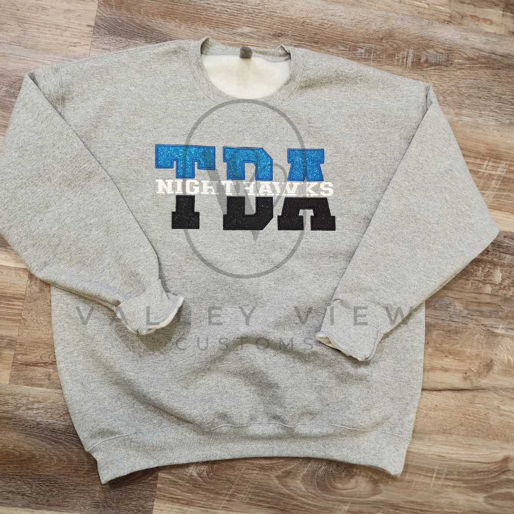 Glitter Mascot Embroidery