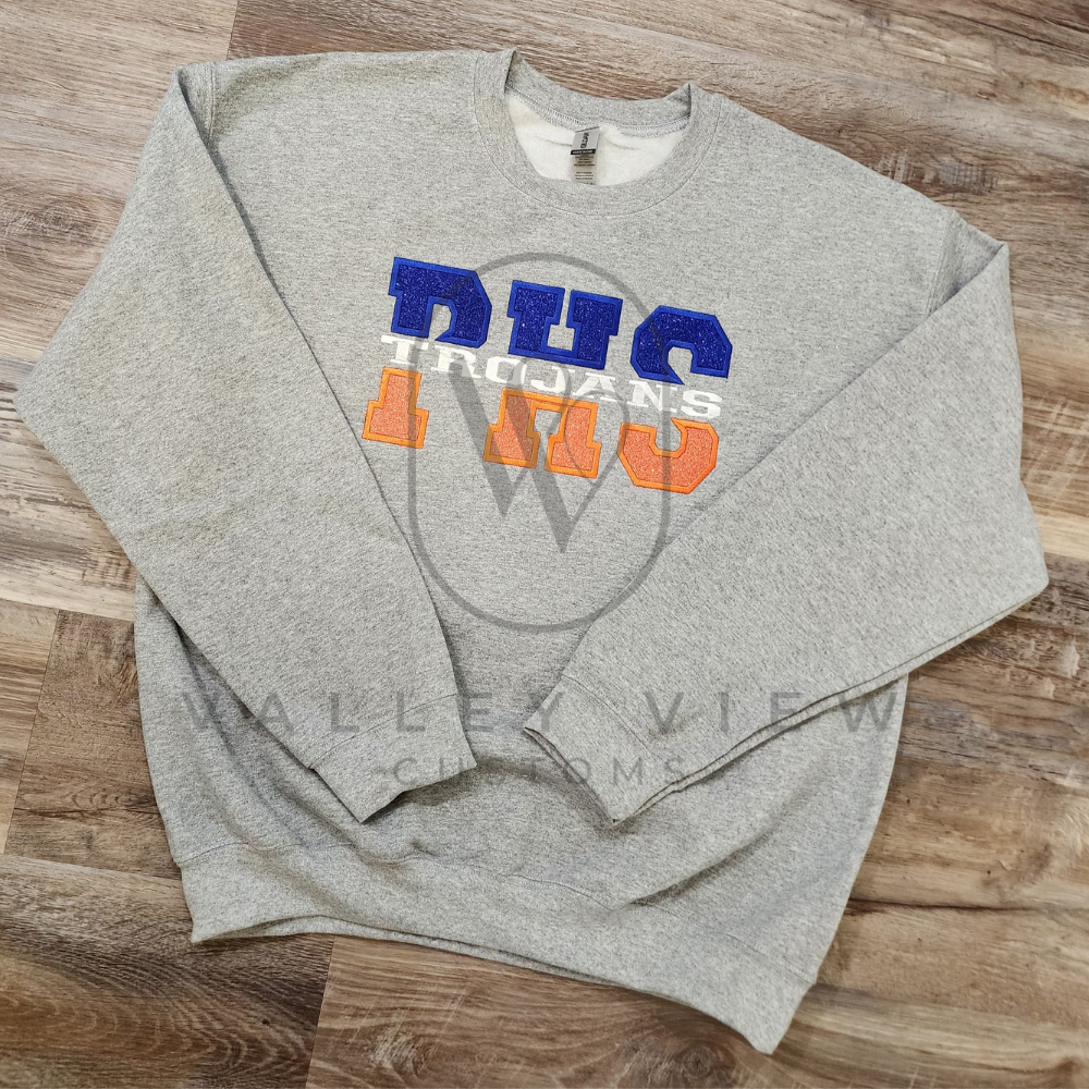 Glitter Mascot Embroidery