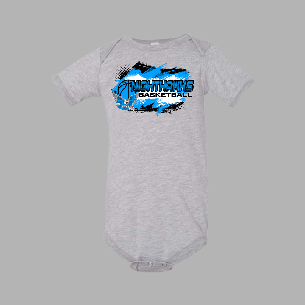Infant Nighthawks Basketball Splatter