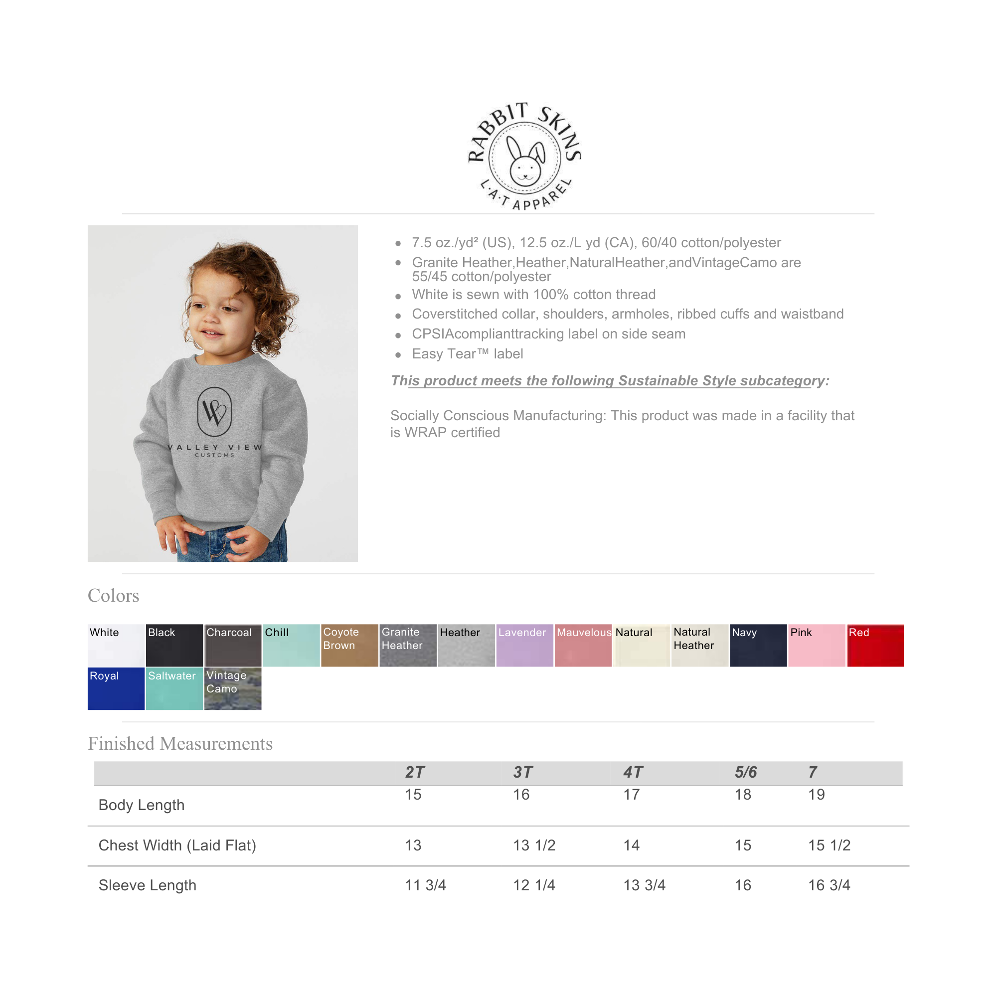 Toddler Vday Bear Blue