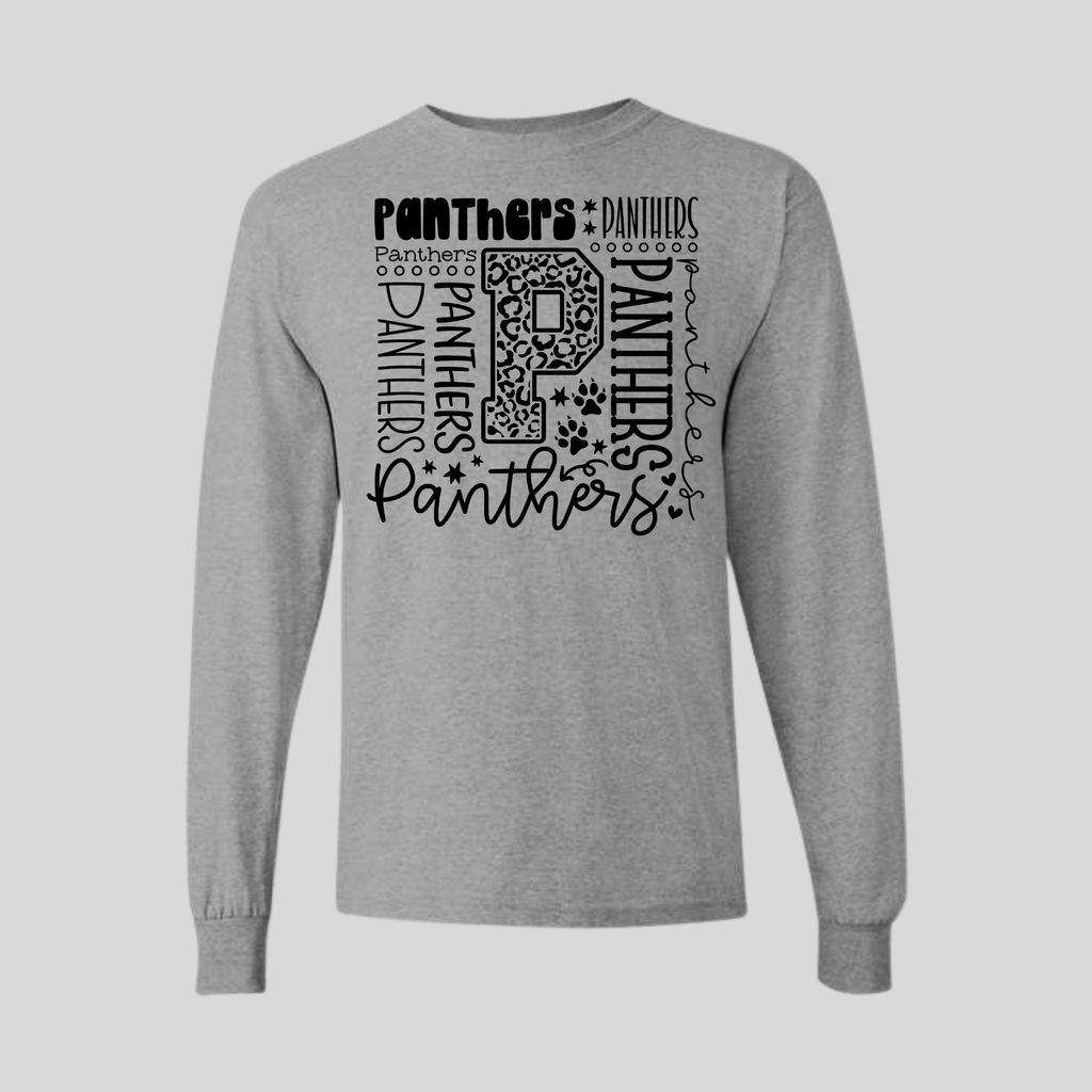 Toddler Panthers Typography