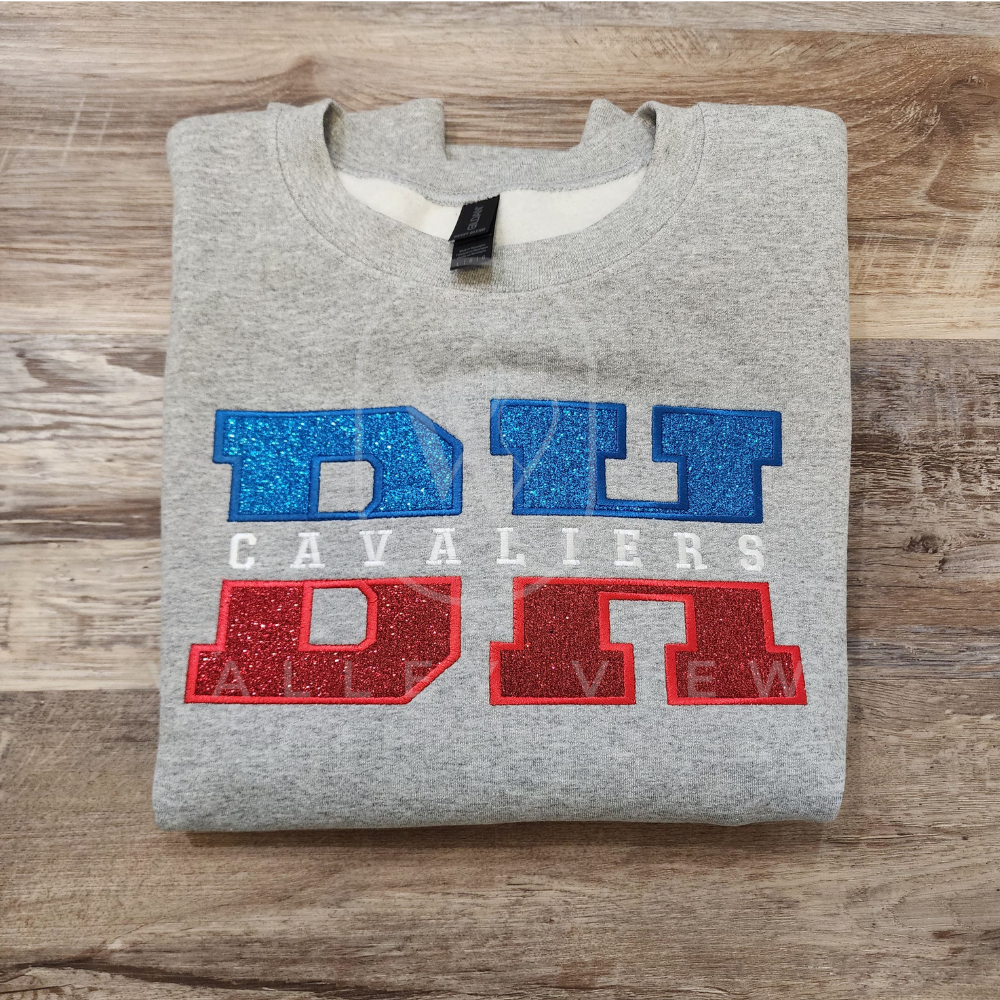 Glitter Mascot Embroidery