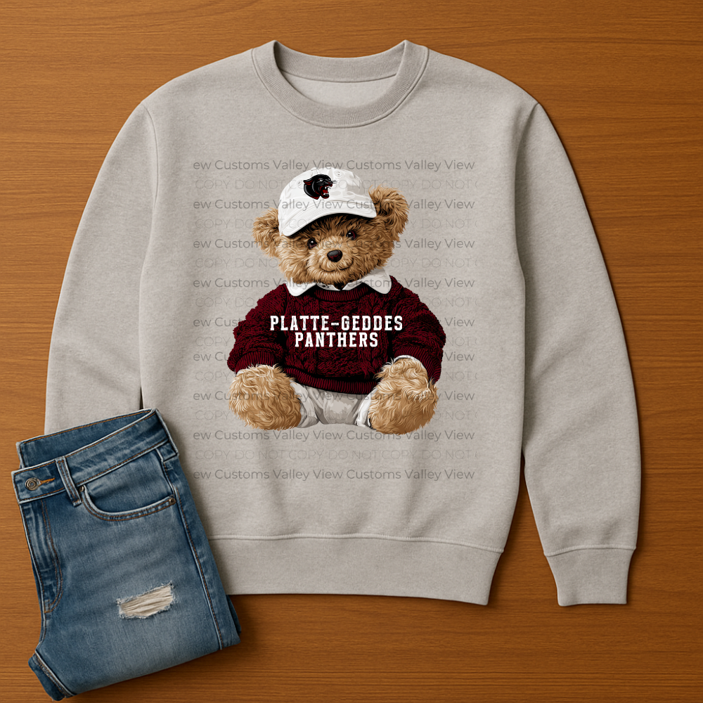 Preppy Bear Mascot