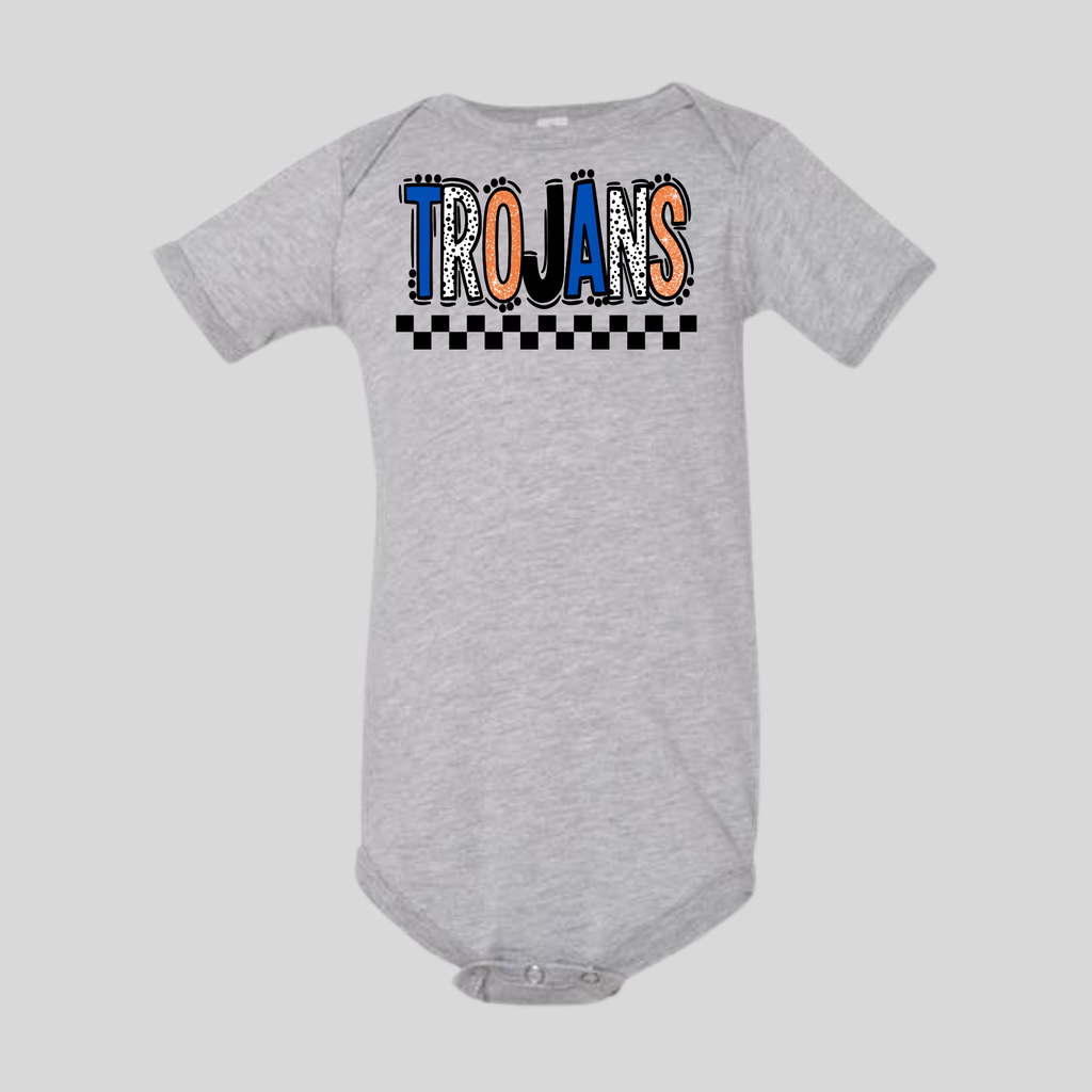 Infant Trojans Polka Dot