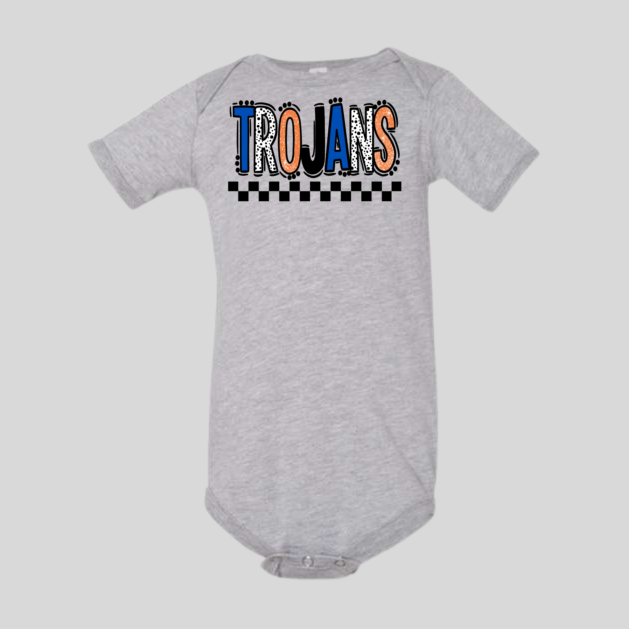 Infant Trojans Polka Dot