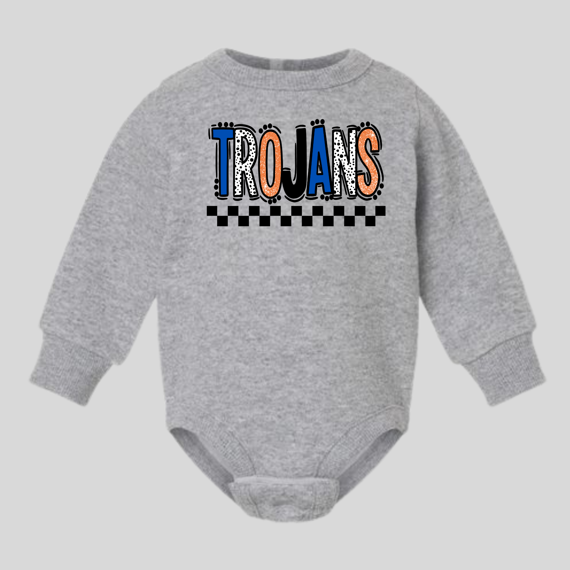 Infant Trojans Polka Dot