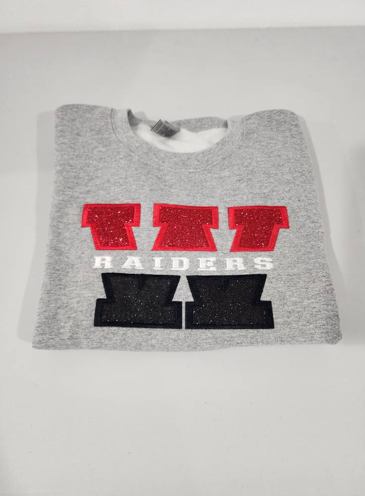 Adult Embroidered Crewneck