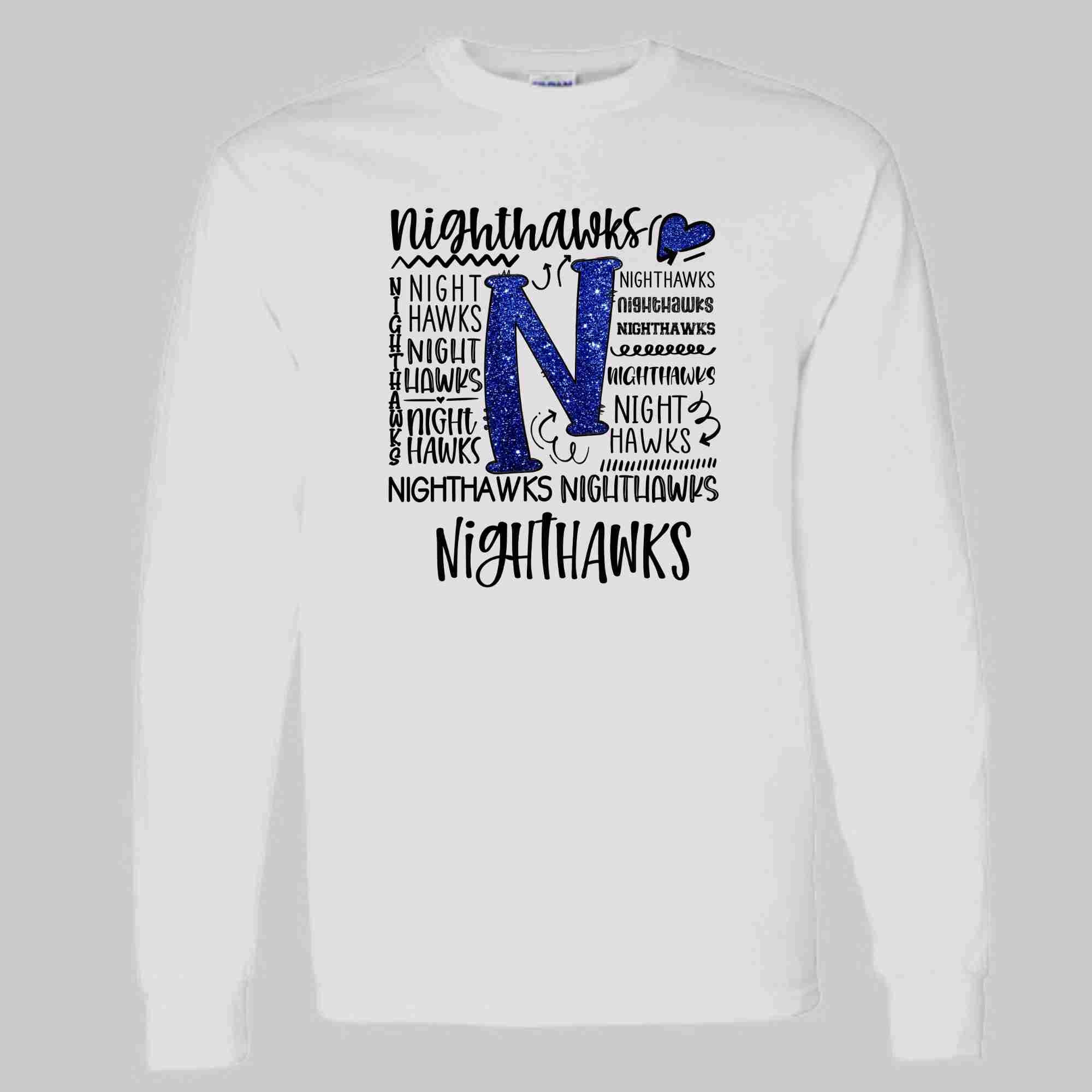 Adult Nighthawks Typography