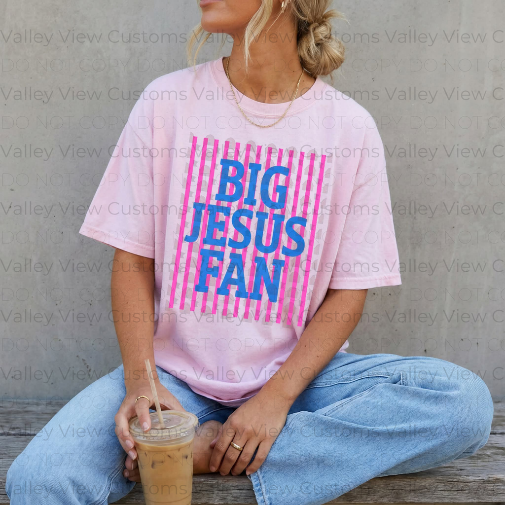 Adult Big Jesus Fan Stripes