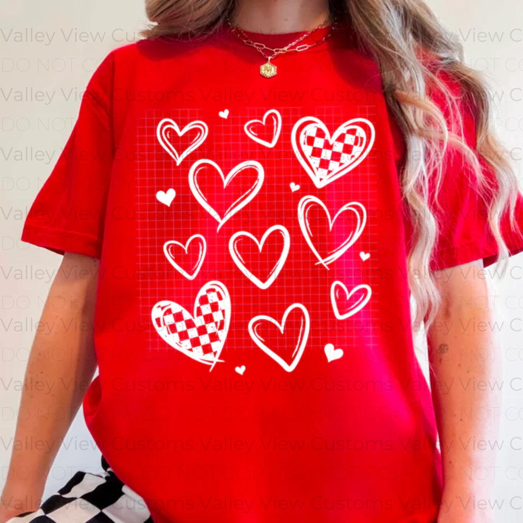 Toddler Scattered Hearts