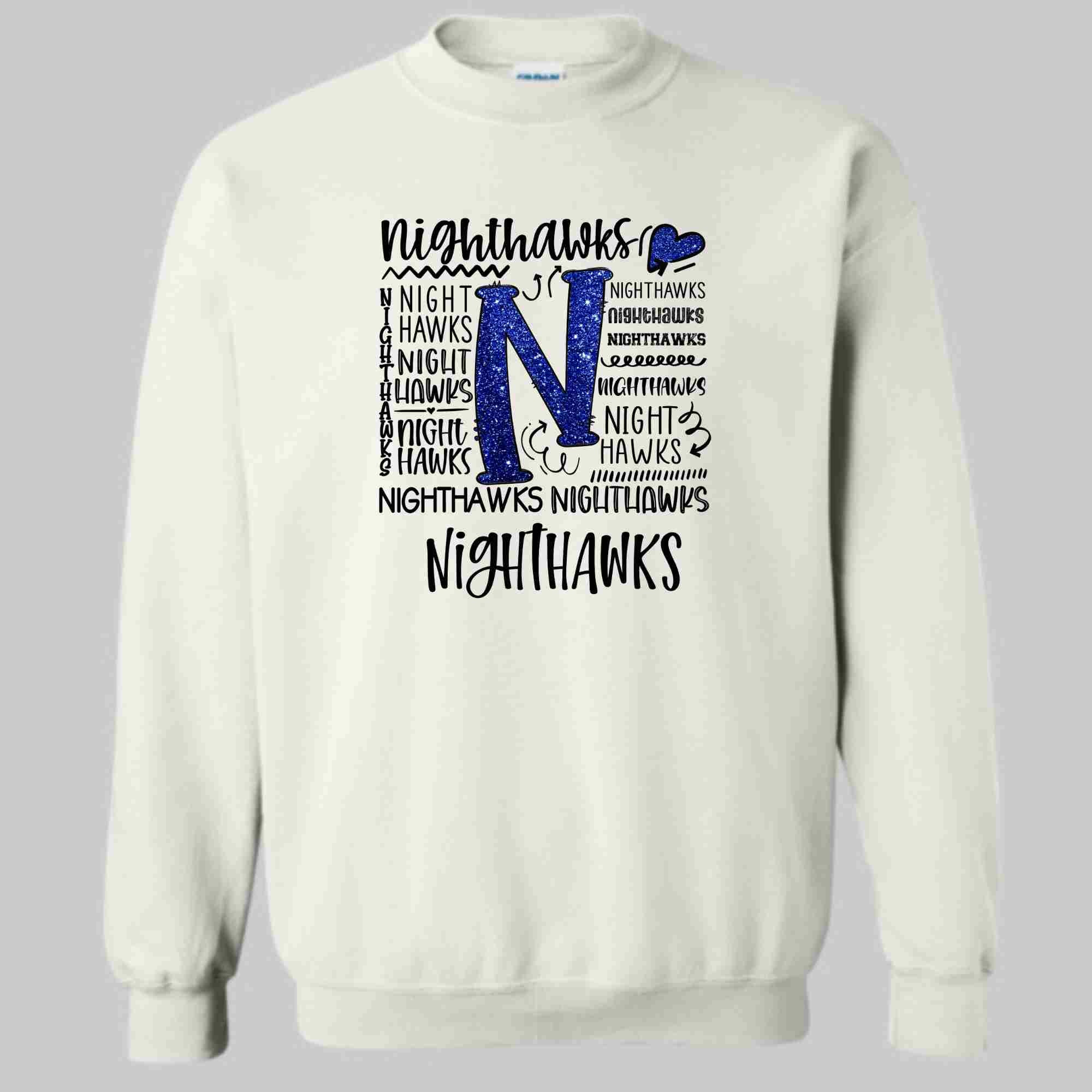Adult Nighthawks Typography