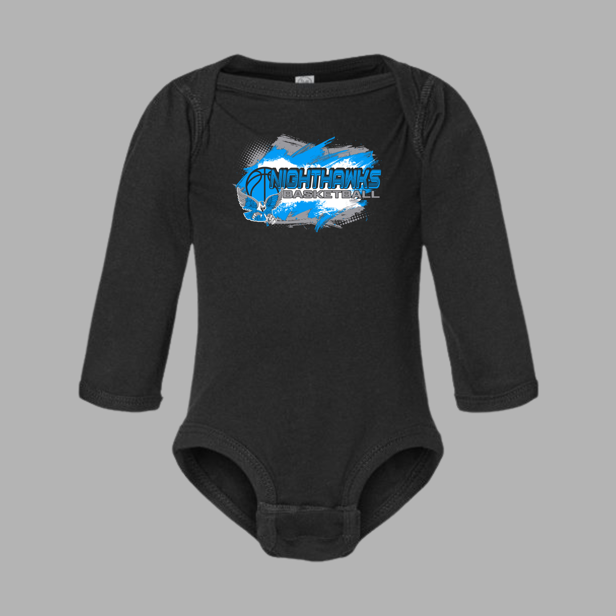Infant Nighthawks Basketball Splatter