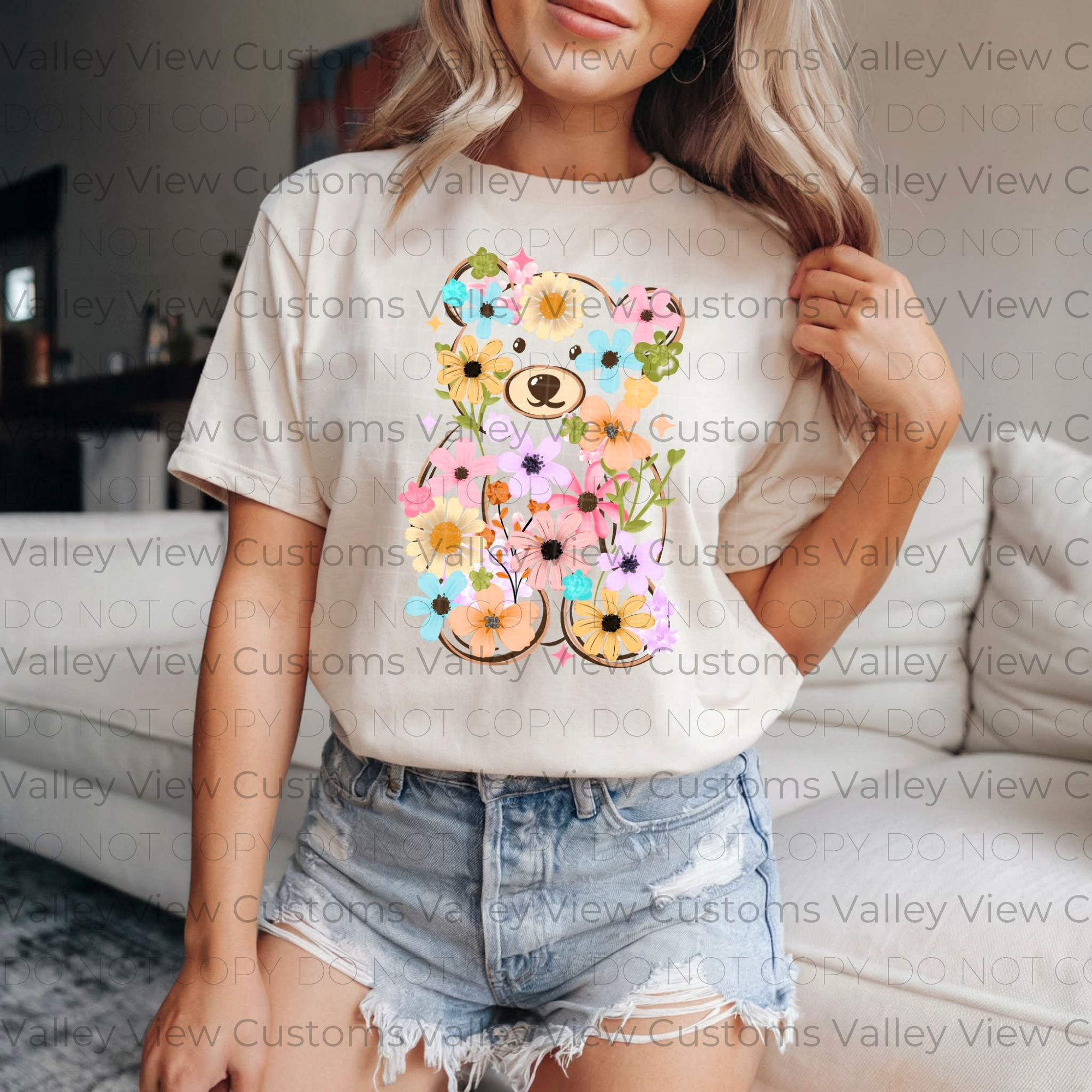 Youth Floral Bear
