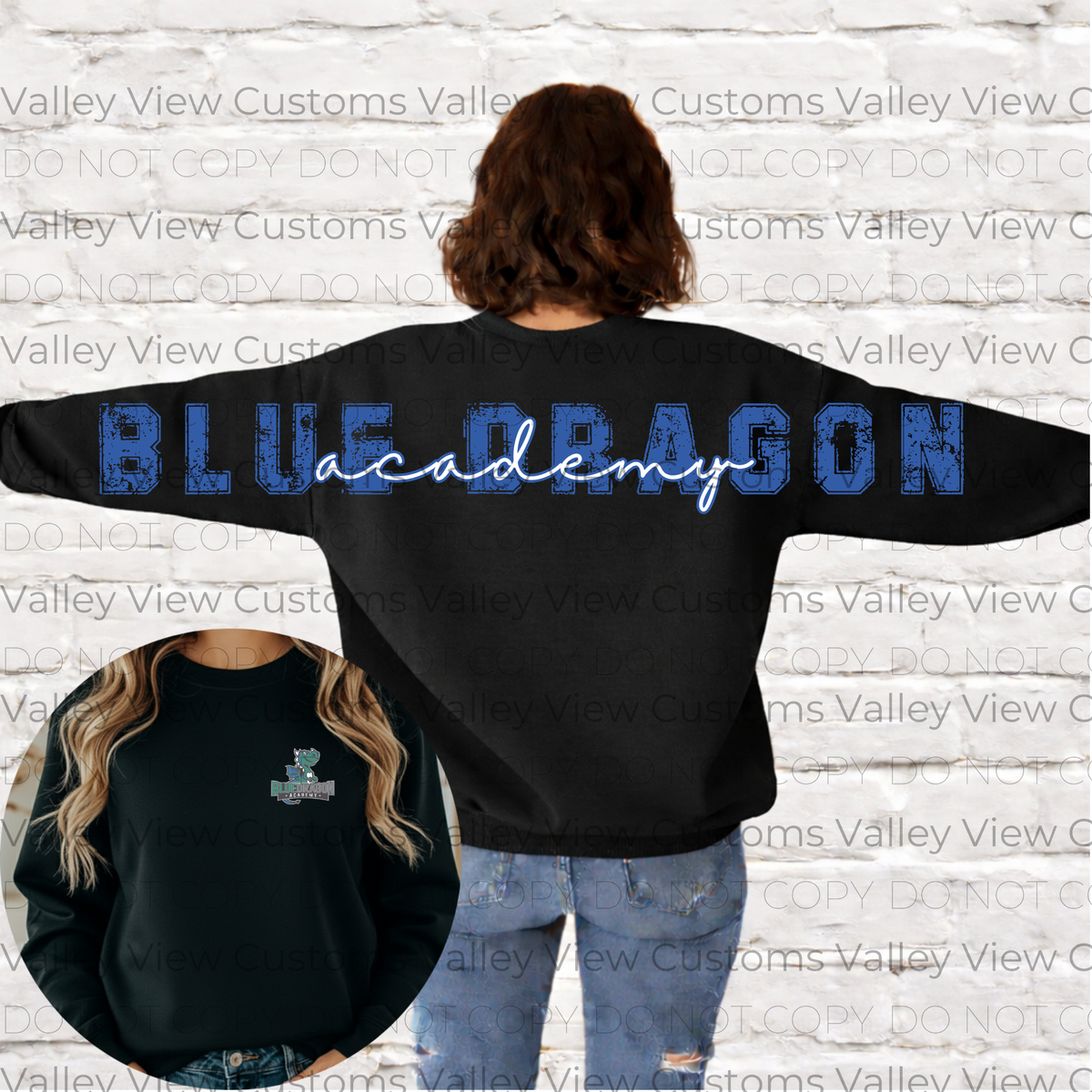 Blue Dragon Academy Crewneck